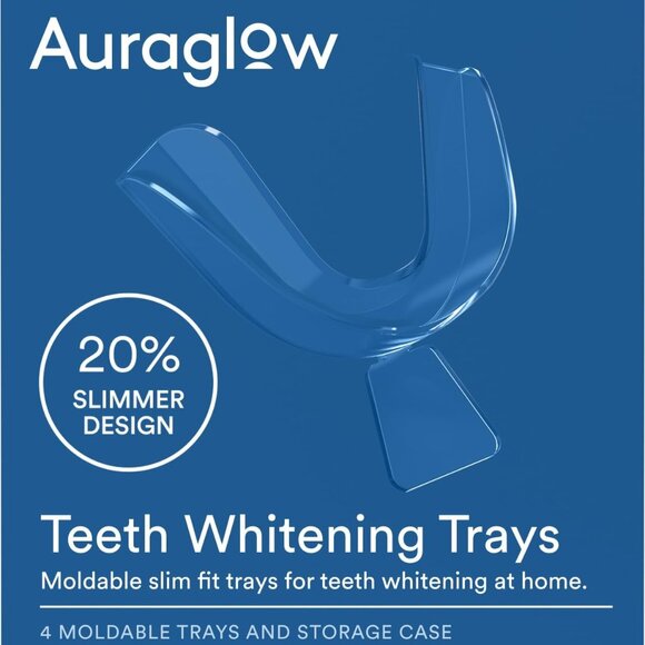 Teeth Whitening Trays, Moldable Mouth Trays for Teeth Whitening, 20% Slimmer Des - Picture 1 of 6
